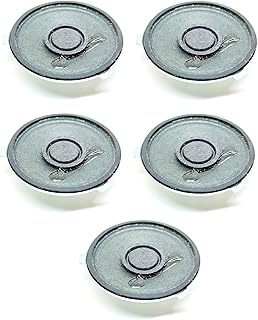 INVENTO 5Pcs 8 Ohm 0.5W Small MINI speaker 40x10mm Stereo Audio Speaker For DIY Price In India