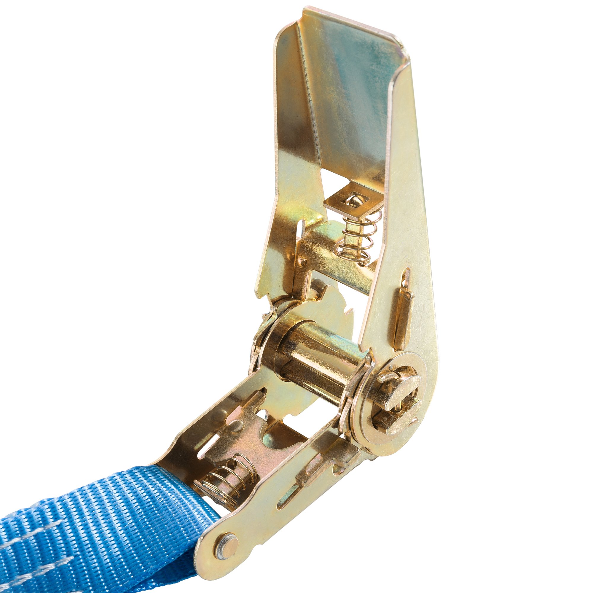 Arebos Spanngurt mit Ratsche einteilig | 10 Stück 800kg 4m | Ratschengurte | Zurrgurte | 25mm | 800 daN 0,8t