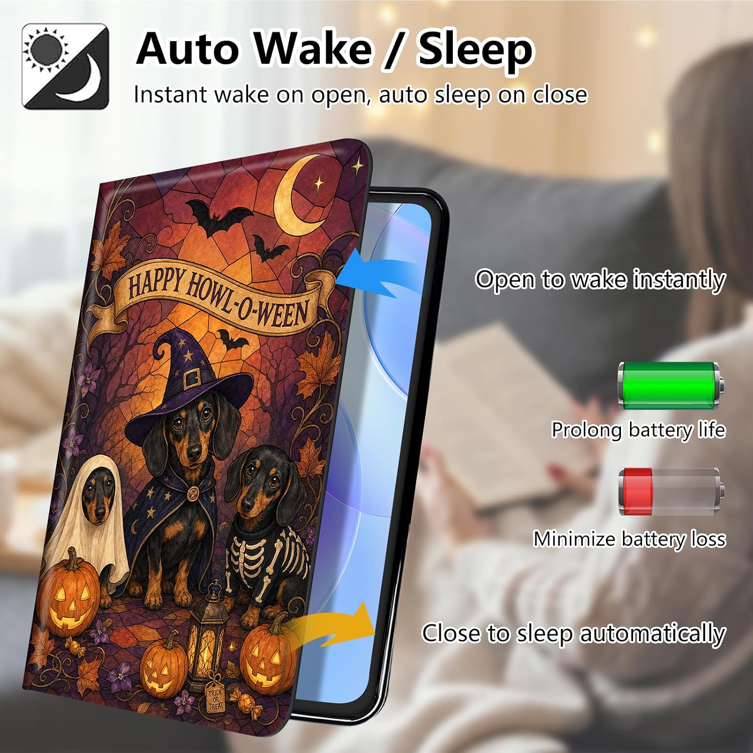 Halloween Case for iPad A16 11" 2025 and iPad 10th Gen 10.9" 2022 image 2