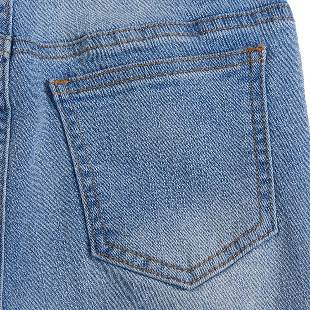 Nivne Tco Teen Girls Denim Shorts Frayed Design Rolled Hem High Waist 5 Pocket Jean Shorts with Button & Zipper Fly