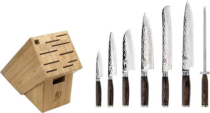Shun Premier 8 Piece Professional Block Set