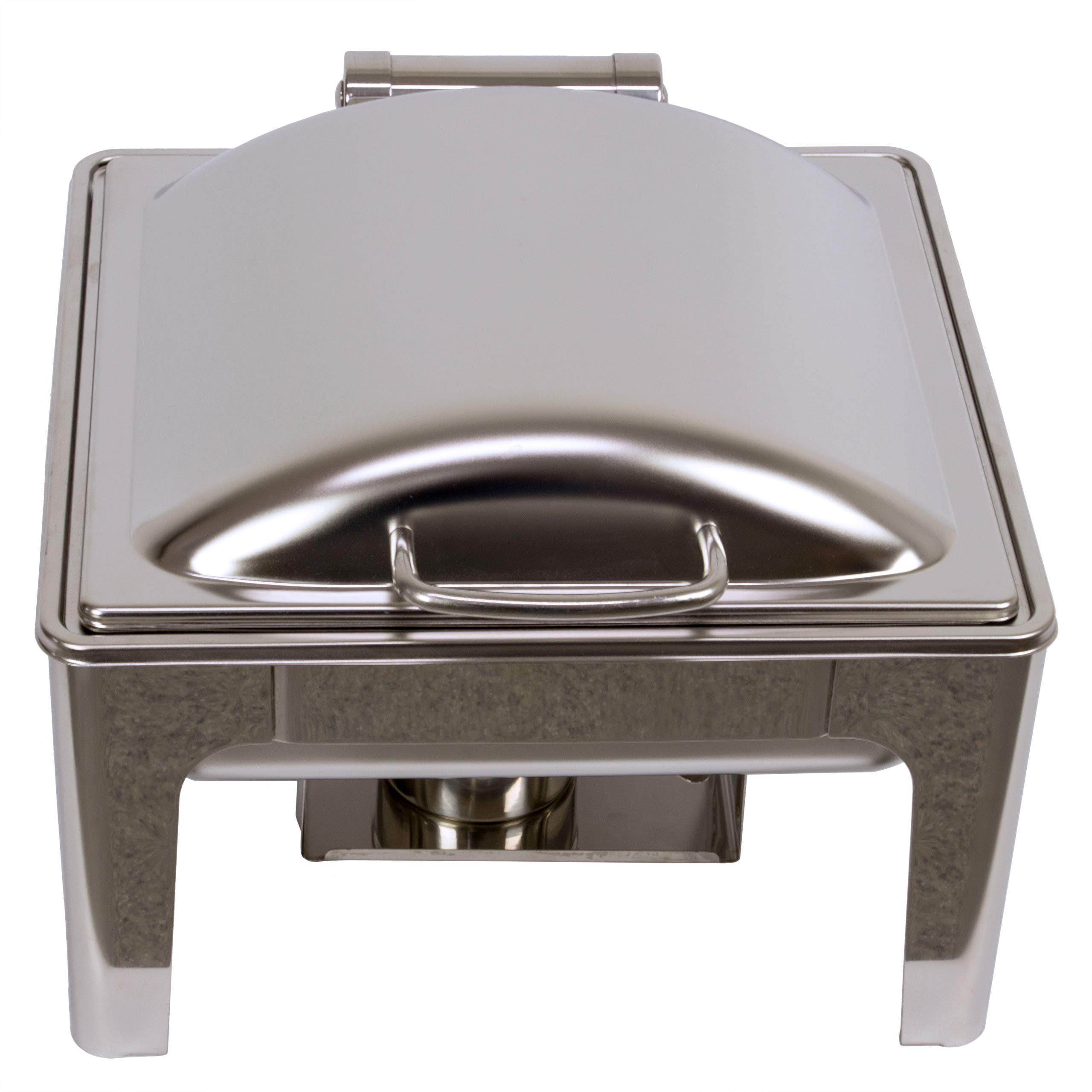 Edelstahl Luxus Speisenwärmer 2/3 Warmhaltebehälter Chafing Dish 6,0 Liter