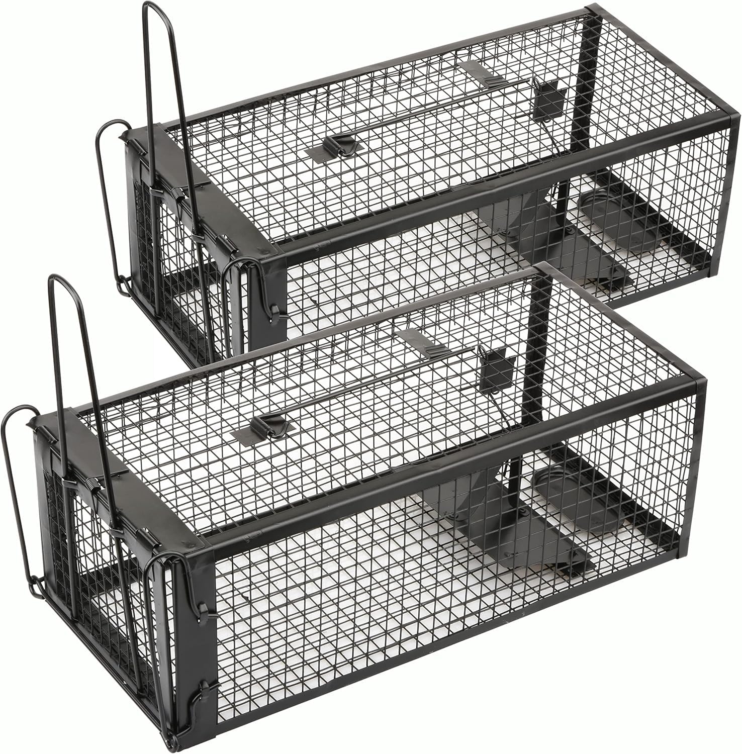 2-Pack Humane Mouse Traps for Indoors & Outdoors, Rat Trap for Mice Rodent
