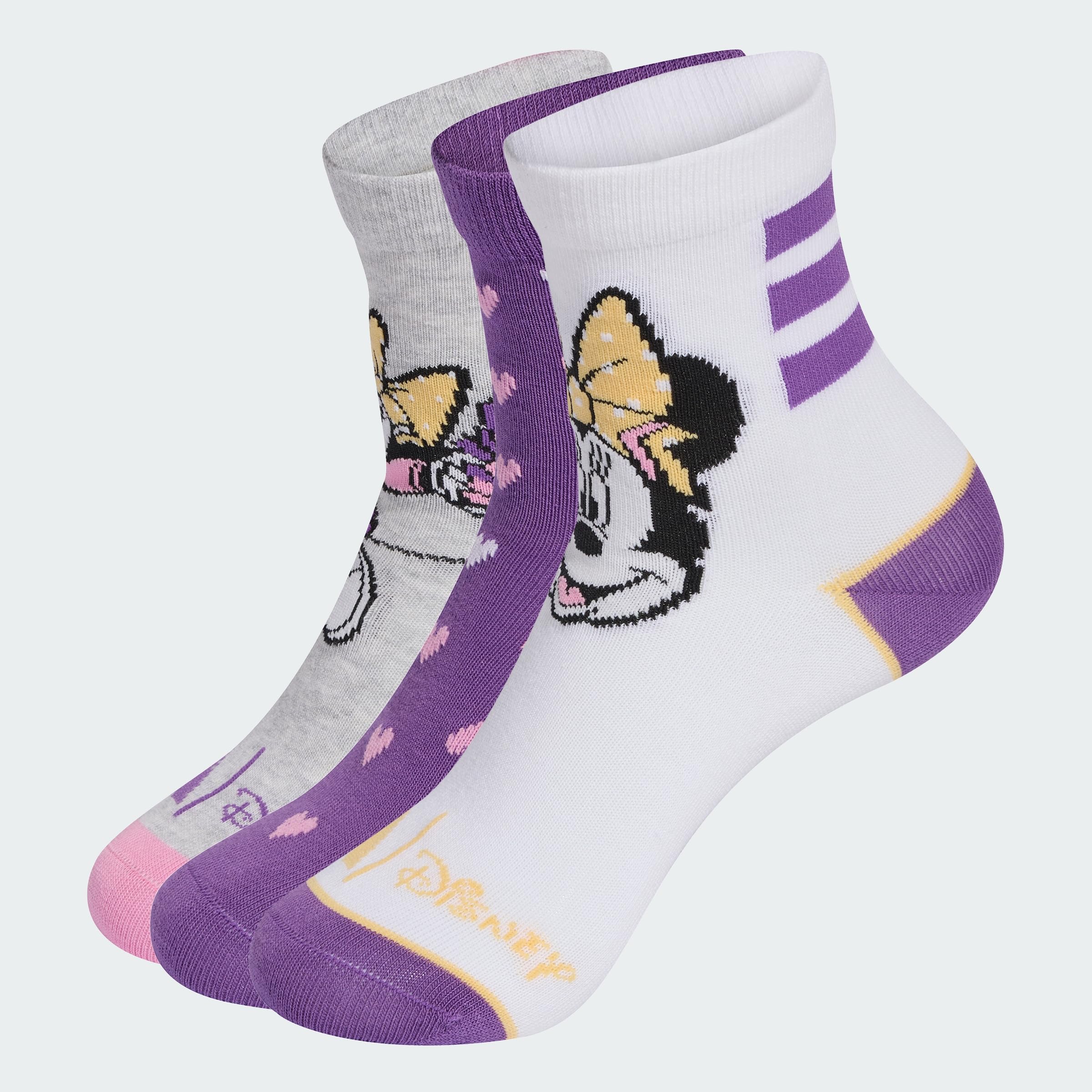 adidas Unisex DISNEY MINNIE MOUSE SOCKS XS