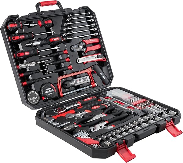 Tool Kit | Staunch 200 Piece Home and Office Tool Set | Complete Starter Tool Kit Set & Organiser Tool Box with Tools Included | General Household Tool Kits for Home with DIY Tools in Tool Case - 3