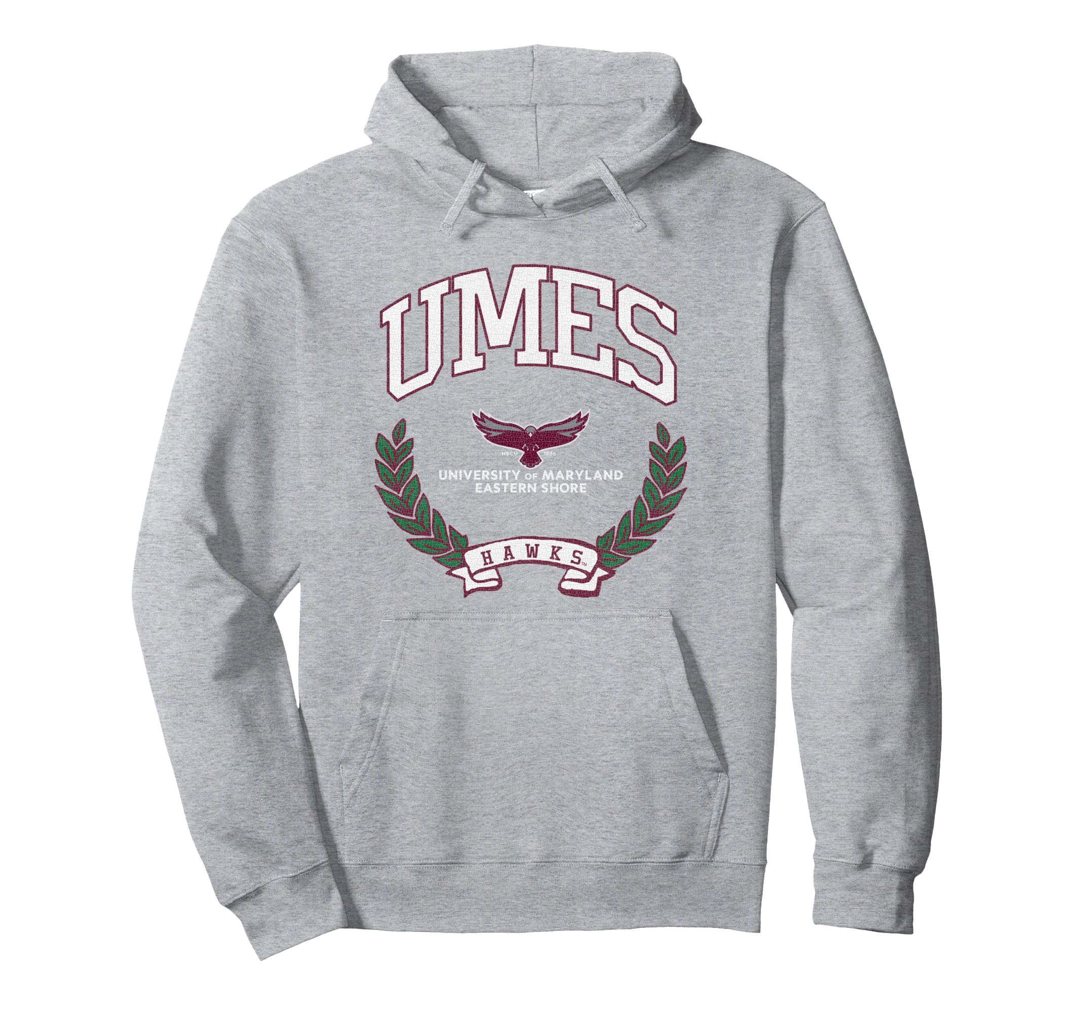 Maryland Eastern Shore Hawks Victory Vintage Gray Pullover Hoodie