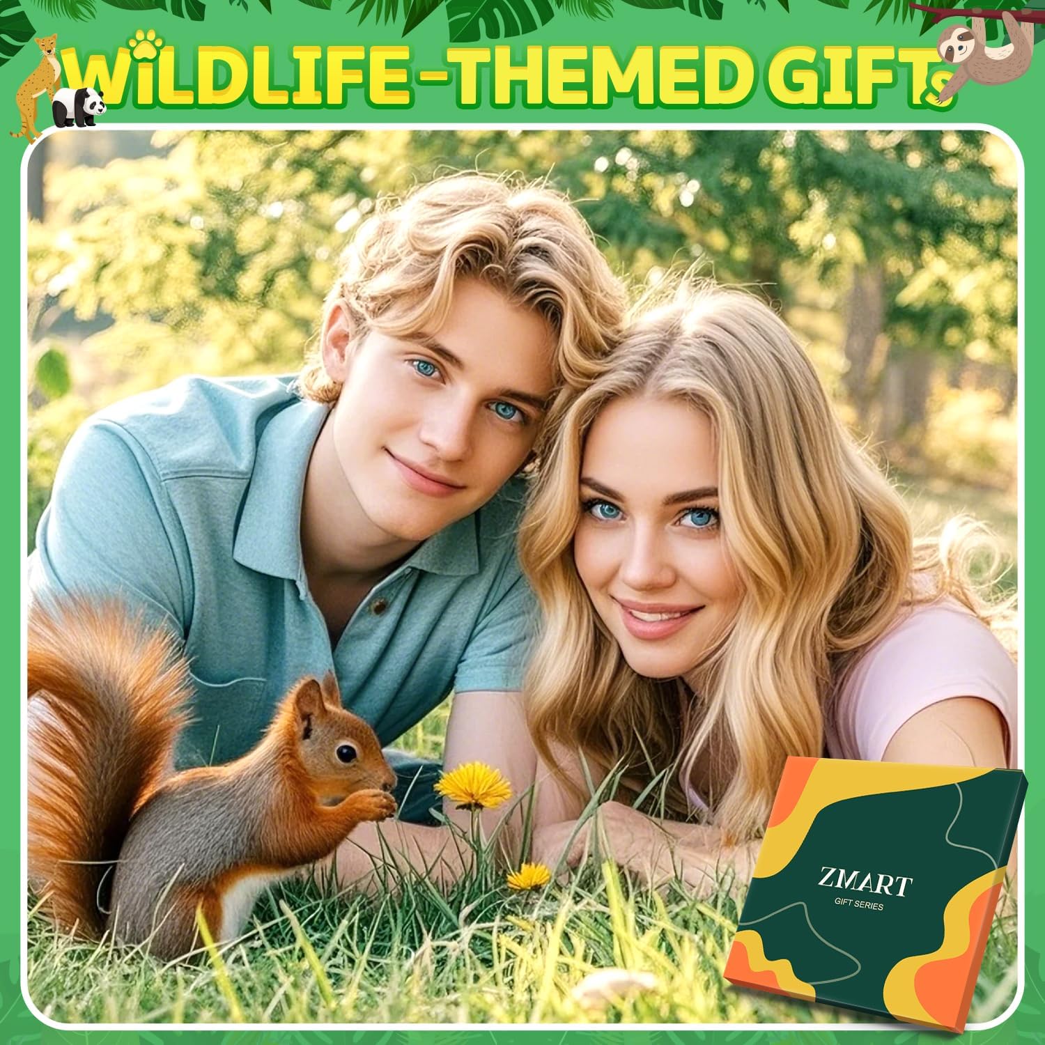 Zmart Funny Socks for Men Women - Squirrel Shark Gifts, Panda Sloth Socks for Teens - Image 6