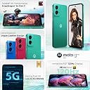 Motorola G45 5G (Brilliant Green, 4GB RAM, 128GB Storage) | 6.5" FHD+ Display | Snapdragon 6 Gen1 Processor | 50MP Camera | 16MP Front Camera | 5000mAh Battery | 33W Charging gallery image