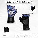 Bodystation Kids Champ Junior Punching Set | 1 Punching Bag, 1 Head Guard, 2 Gloves | Boxing Training Punching Bag & Gloves for Boys & Girls | for 3 to 10 Years Kids (Set of 4) (Blue Camo) gallery image