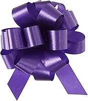 Vista 14 de Berwick Offray The Perfect Bow Pull Ribbon, tamaño acabado de 4 pulgadas con 18 bucles, azul, 50 piezas