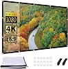 OWill Projector Screen 16:9 HD Foldable for Home Theater Cinema Indoor Outdoor 120 inch