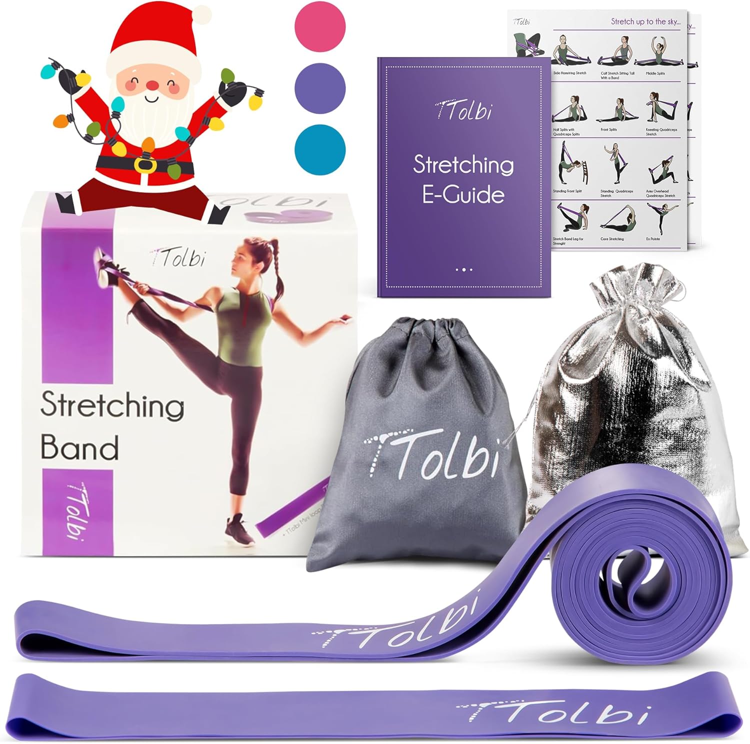 Premium Stretch Bands for Dancers – Improve Stretching & Flexibility with Ballet Stretching Band, Perfect Dance Equipment for Splits & Strength – Ideal Gifts for Dancers & Ballet Training