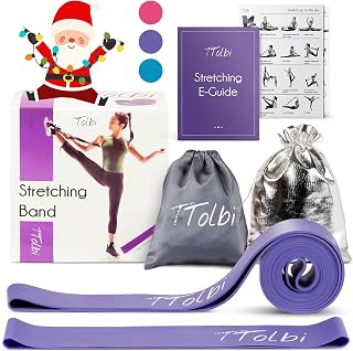 Premium Stretch Bands for Dancers - Flexibility & Ballet Stretching Band, Dance Equipment for Splits & Strength, Ideal Gifts for Ballet, Gymnastics, Cheerleading, Yoga and Pilates Training Stuff