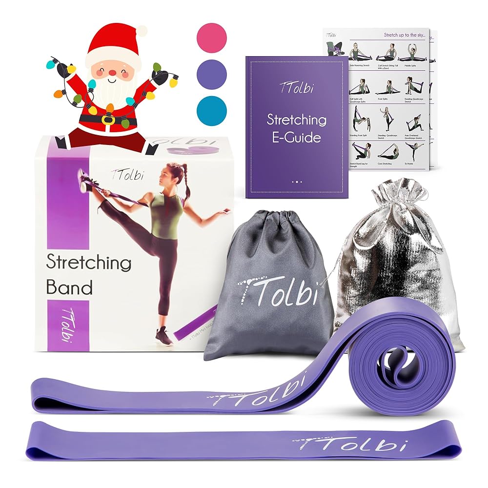 Premium Stretch Bands for Dancers - Improve Stretching & Flexibility with Ballet Stretching Band, Perfect Dance Equipment for Splits & Strength - Ideal Gifts for Dancers & Ballet Training