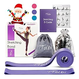 Premium Stretch Bands for Dancers - Improve Stretching & Flexibility with Ballet Stretching Band, Perfect Dance Equipment for Splits & Strength - Ideal Gifts for Dancers & Ballet Training