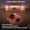 Barra de luz LED USB Ledagic IC+RGBW con app y control remoto, paquete de 2 | barra de luz inteligente IC+RGB y W, barra de luz USB para TV, luces LED para TV PC monitor retroiluminación accesorios de gaming 4