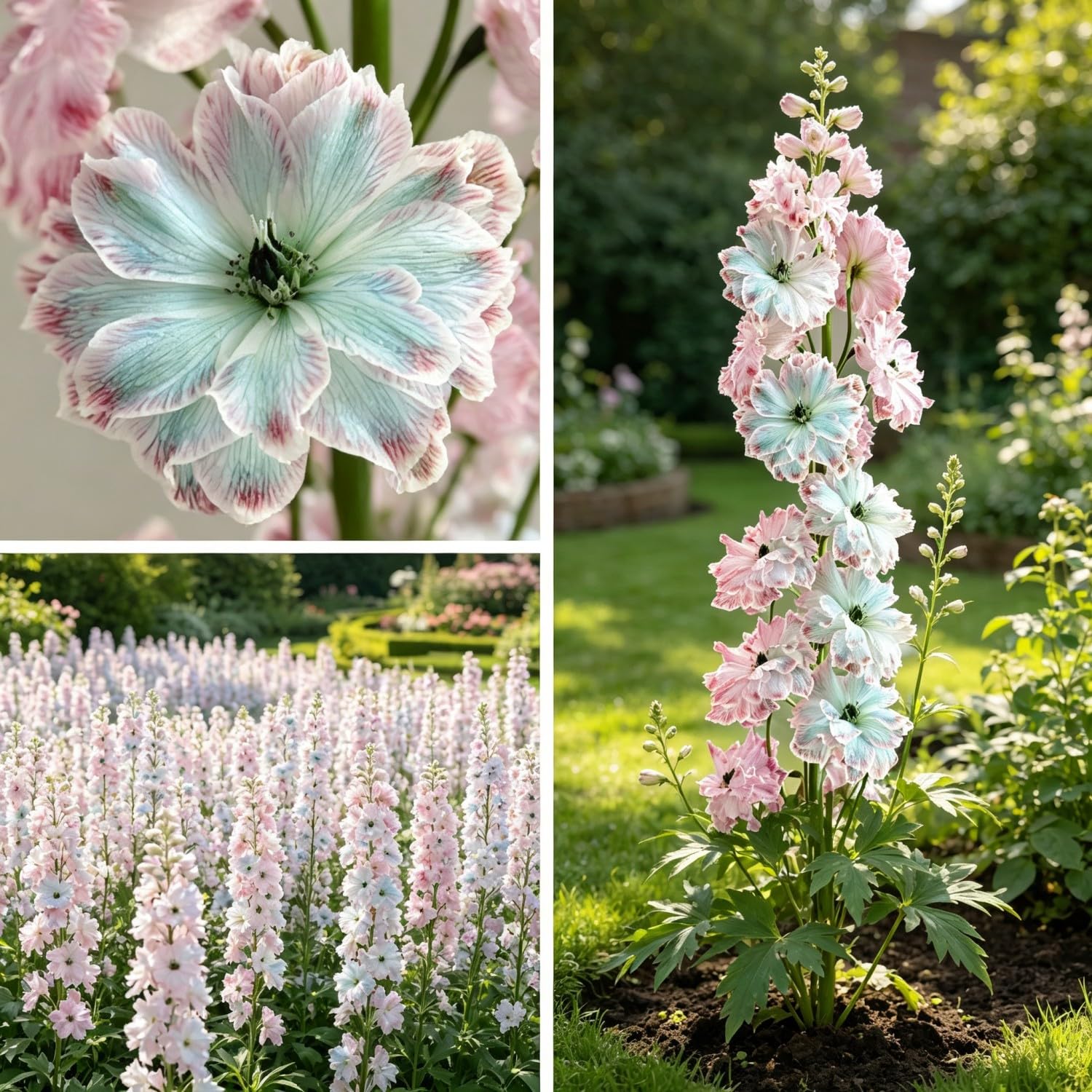 Delphinium（Larkspur） Seeds –Hardy,Perennial,Vibrant Floral Display Garden