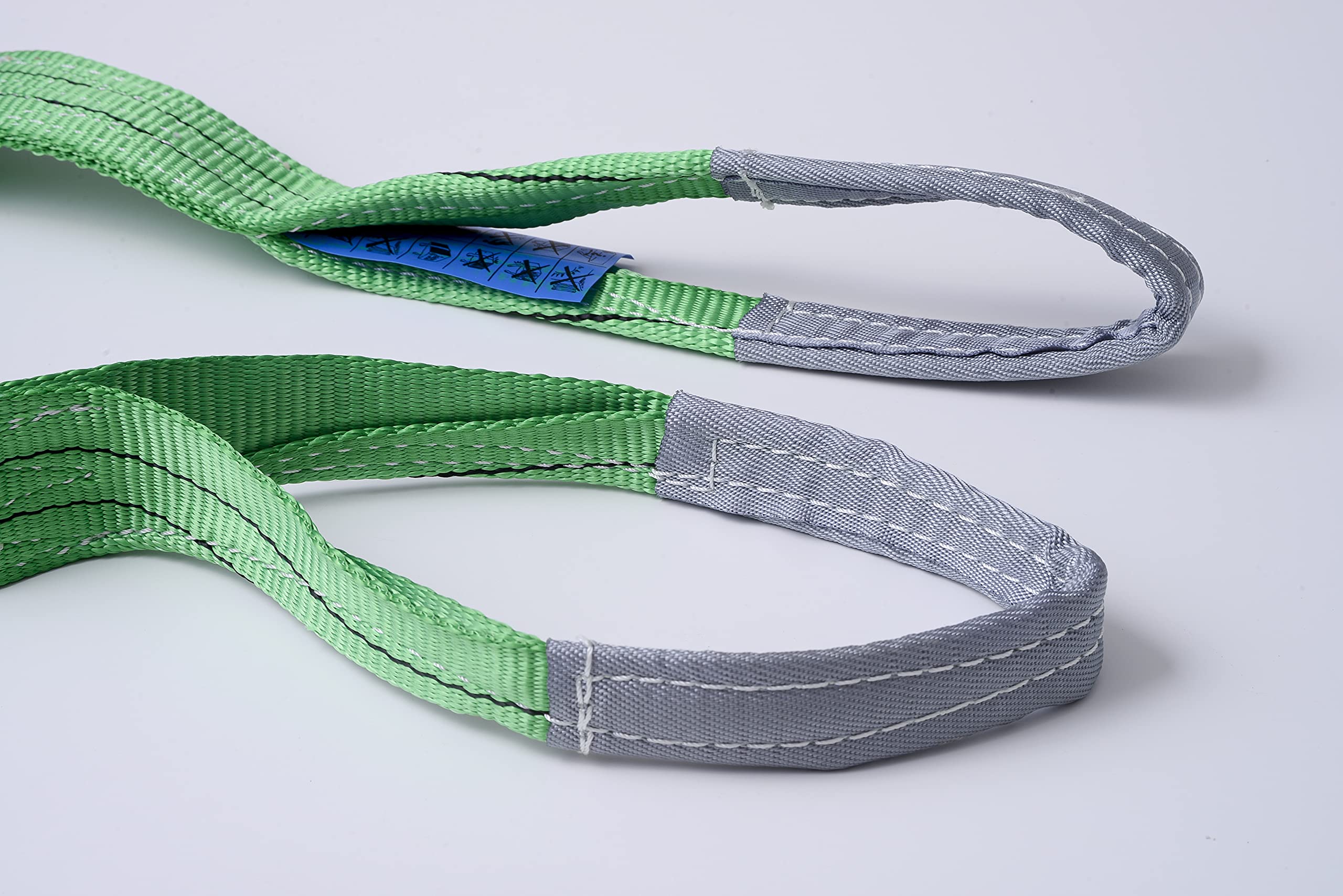 IPEA Rundschlinge 3000 KG Tragkraft - 60 mm x 2 Meter - Abriebfestes und Schnittfestes Polyester-Seil zum Heben Schwerer Gegenstände – Gemäß CEN Norm – Zurrgurt für Lasten und Gewichte