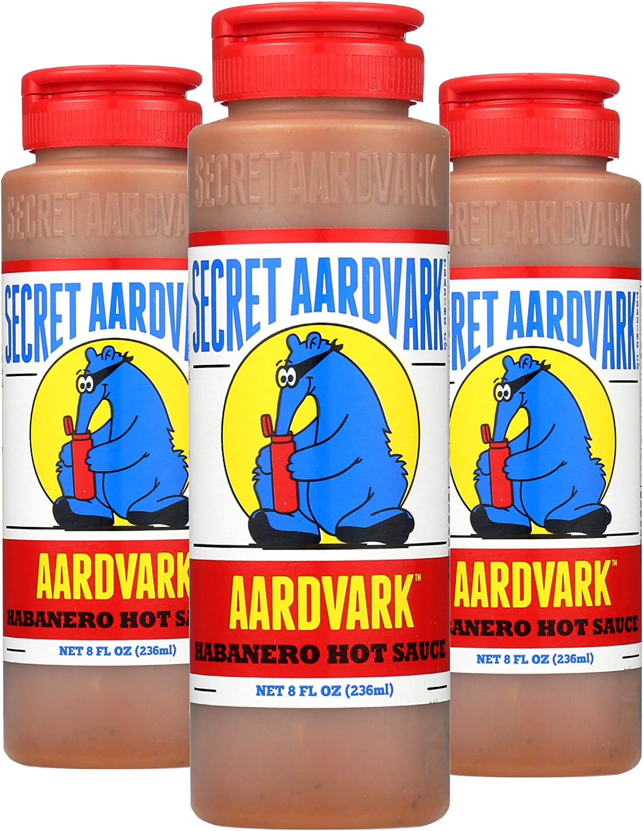 Secret Aardvark Habanero Hot Sauce 3-Pack by Secret Aardvark Trading Co. LLC