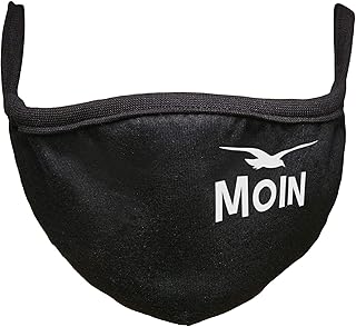 Maske bedruckt MOIN waschbar 2-lagig Mundschutz Sprüche Schutzmaske