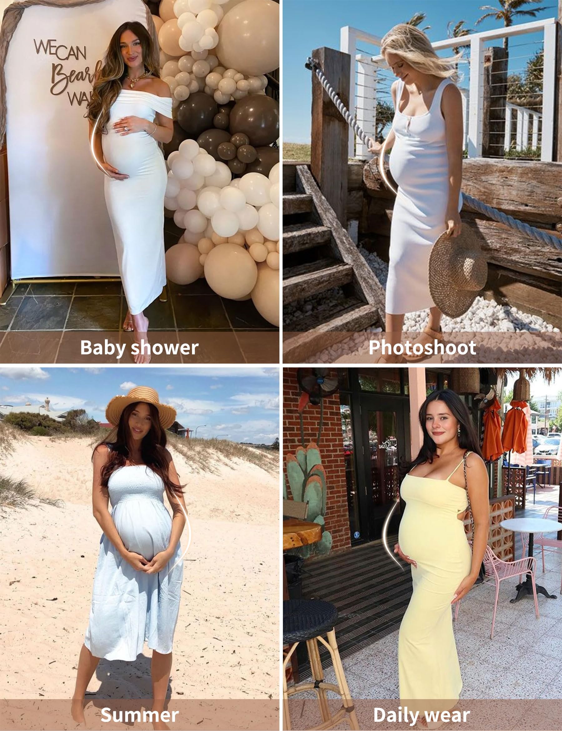MUSIDORA Umstandsformwäsche – über dem Bauch, nahtlose Höschen, perfekt für Fotoshootings und Babypartys
