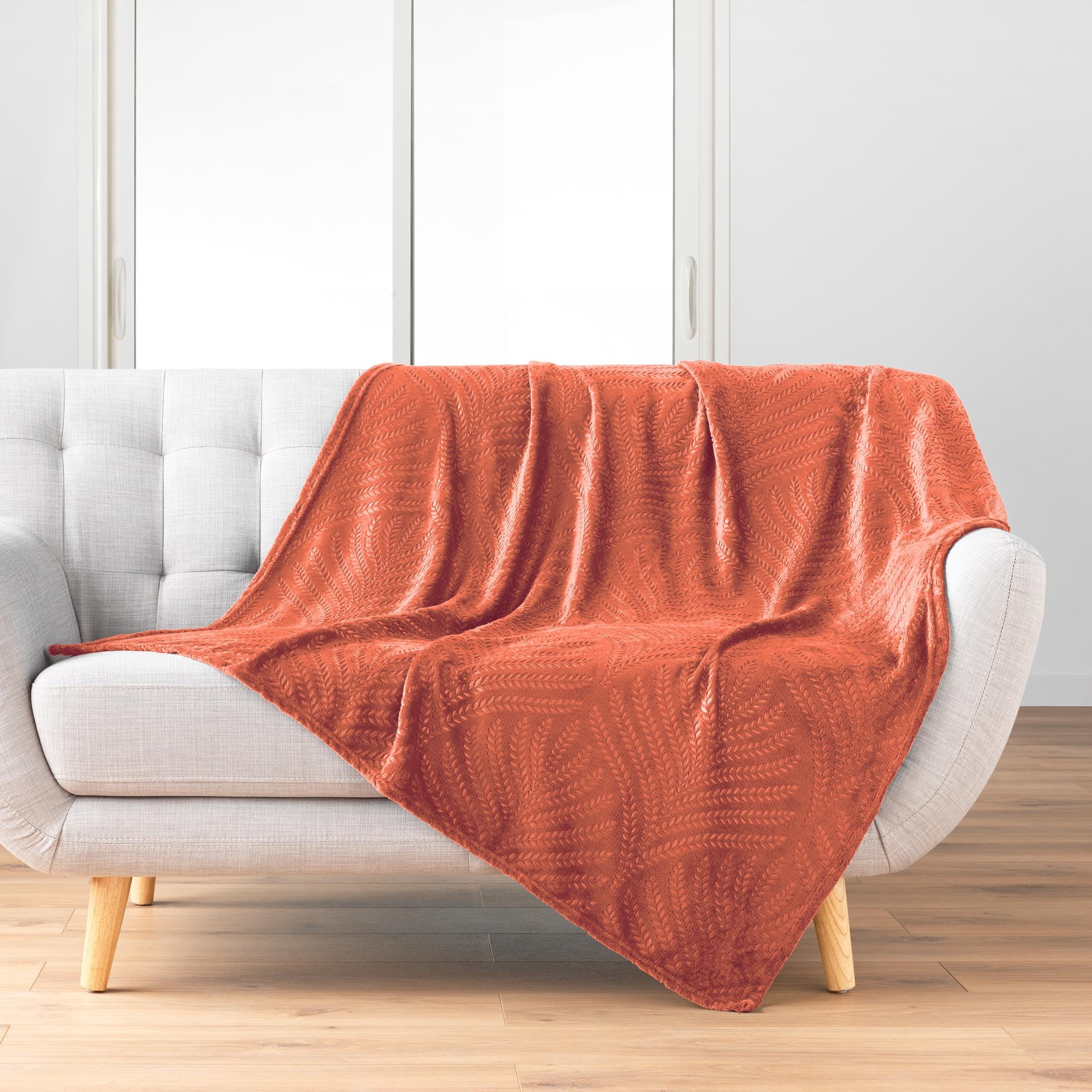 Plaid Doux Uni Flanel 125x150cm Vert