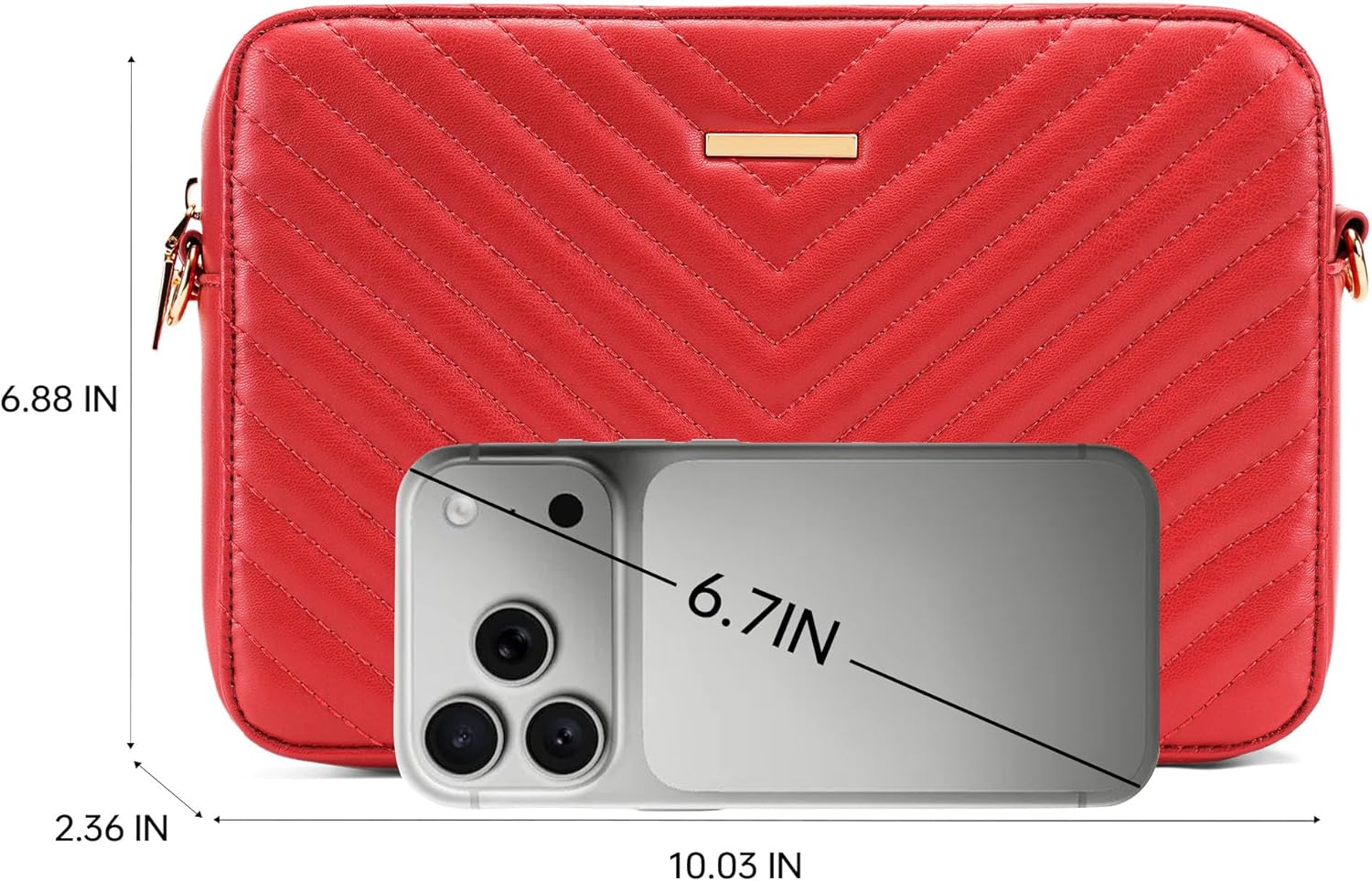 Crossbody Purses for Women Designer Crossbody bags Small Shoulder Bags with Chain S... - Image 3