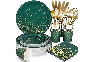 Green Plates and Napkins Party Supplies