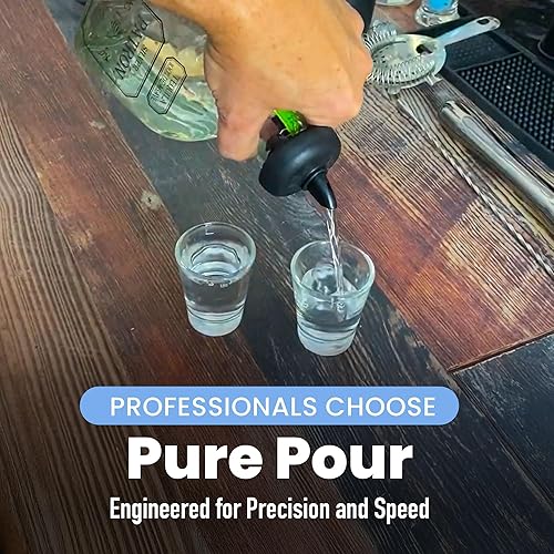 Miniatura 4 de Boquillas para verter y tapas universales para insectos, vertedores de licor con tapas de goma para botellas de alcohol, aceite de oliva, jarabe,