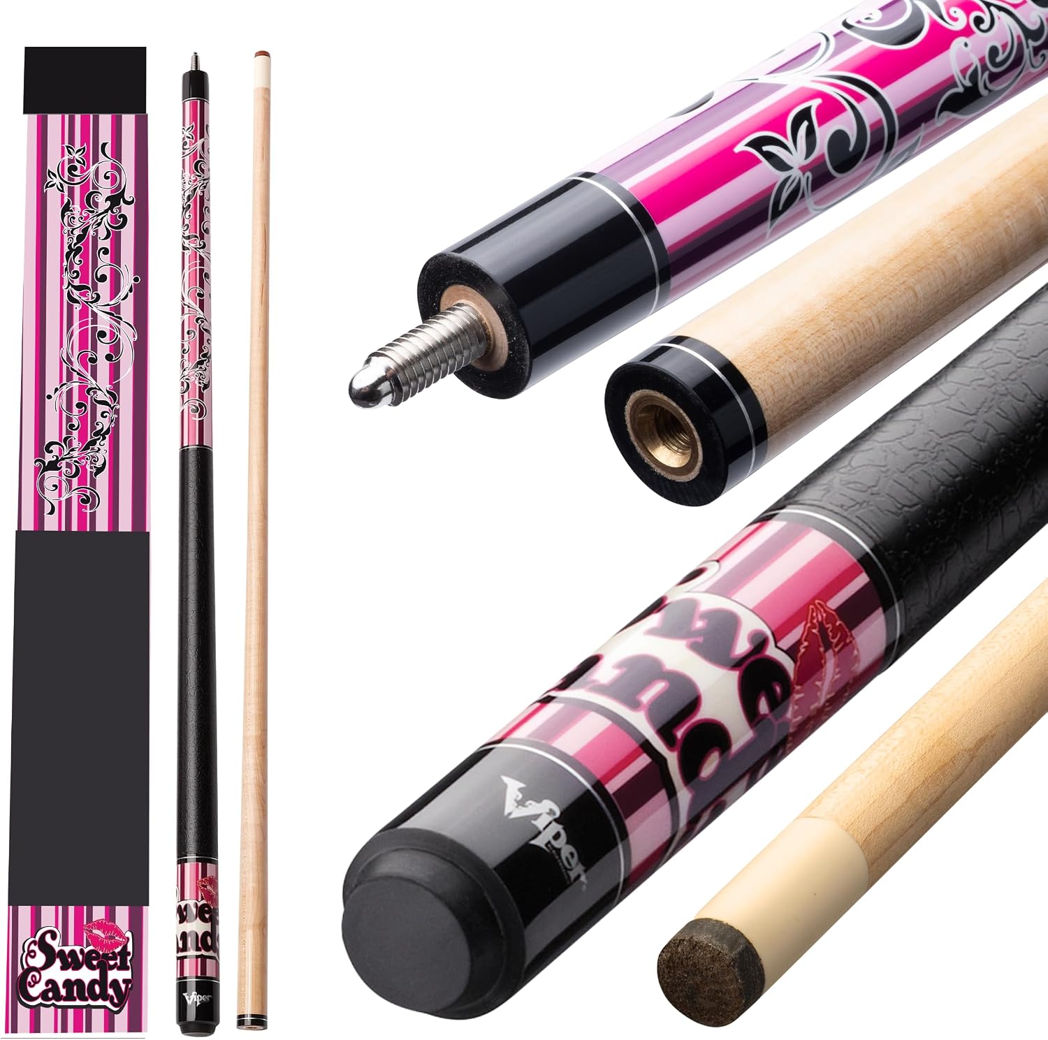 Viper by GLD Products Underground 58" Pool Cue Stick, 9 Styles, 18-21 Ounce
