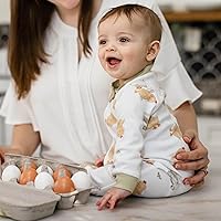 Vista 138 de Burt's Bees Baby - Pijama de una pieza para bebé, mameluco para dormir y jugar, algodón 100% orgánico, cremallera frontal Guitarra acústica.