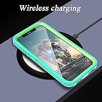 Vista 6 de YmhxcY Funda para iPhone Xs Max, a prueba de golpes, a prueba de caídas, a prueba de polvo, 3 capas, duradera, funda de teléfono de protección