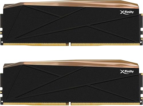 V-Color DDR5 Manta XFinity 48GB (24GBx2) 8800MHz CL42-56-56 1.45V SK Hynix IC RGB Memoria para juegos de computadora de escritorio CUDIMM