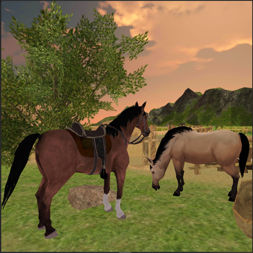 Virtuelles Pferd Haustier Tiersimulator 3D-Spiel