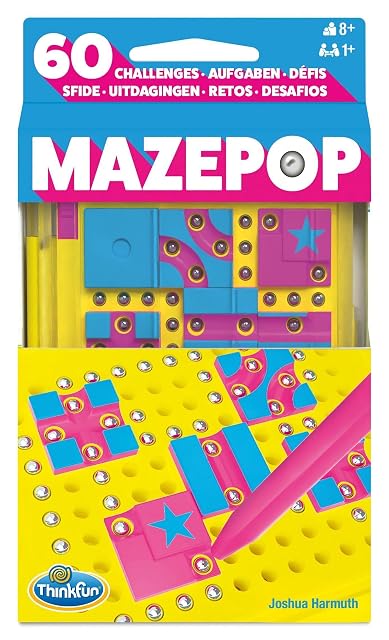 ThinkFun - Maze Pop, Juego de lógica Desde 8 años, desafío para Resolver
