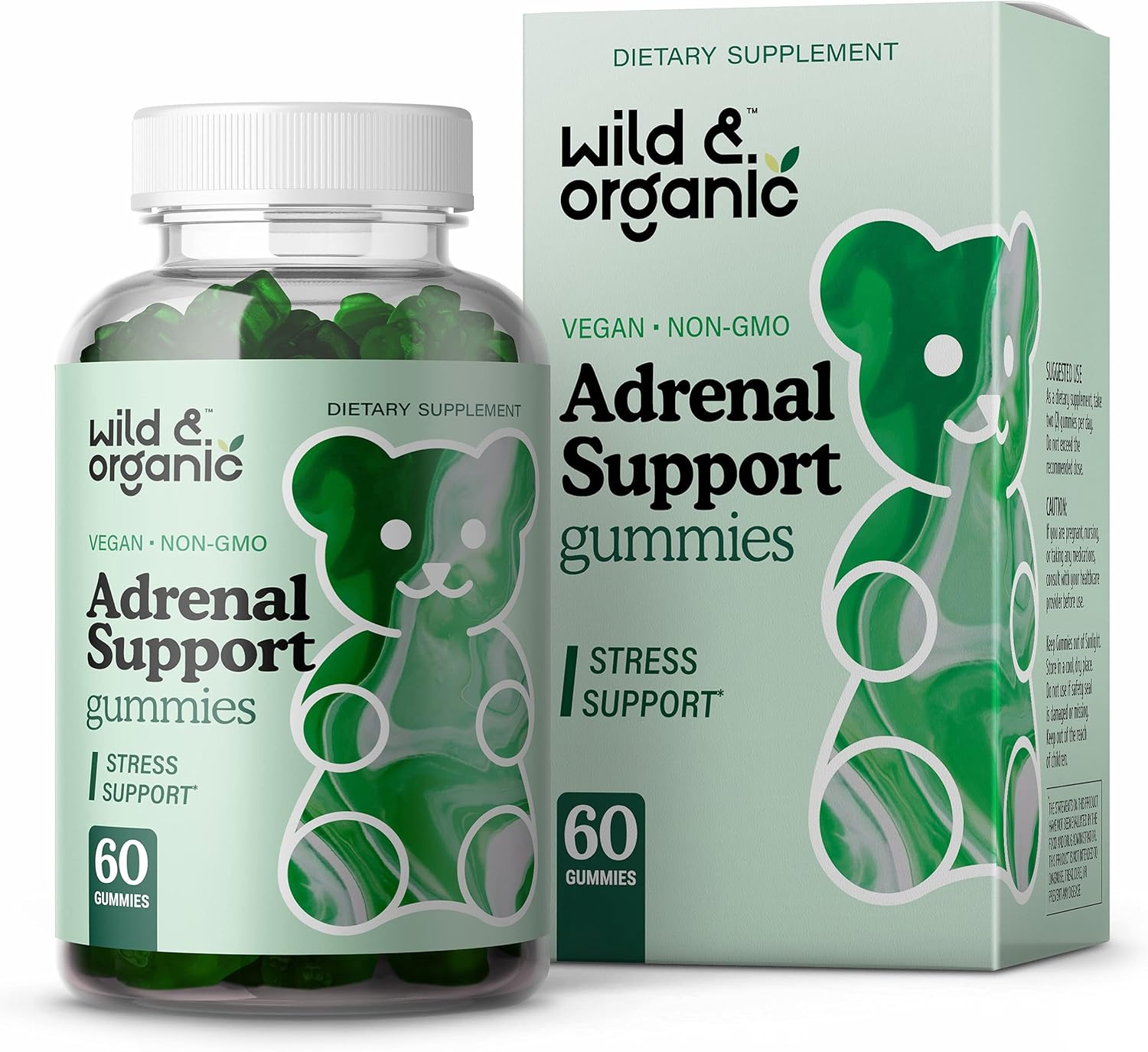 Buy Wild & Organic Adrenal Support Gummies Nutritional Supplement