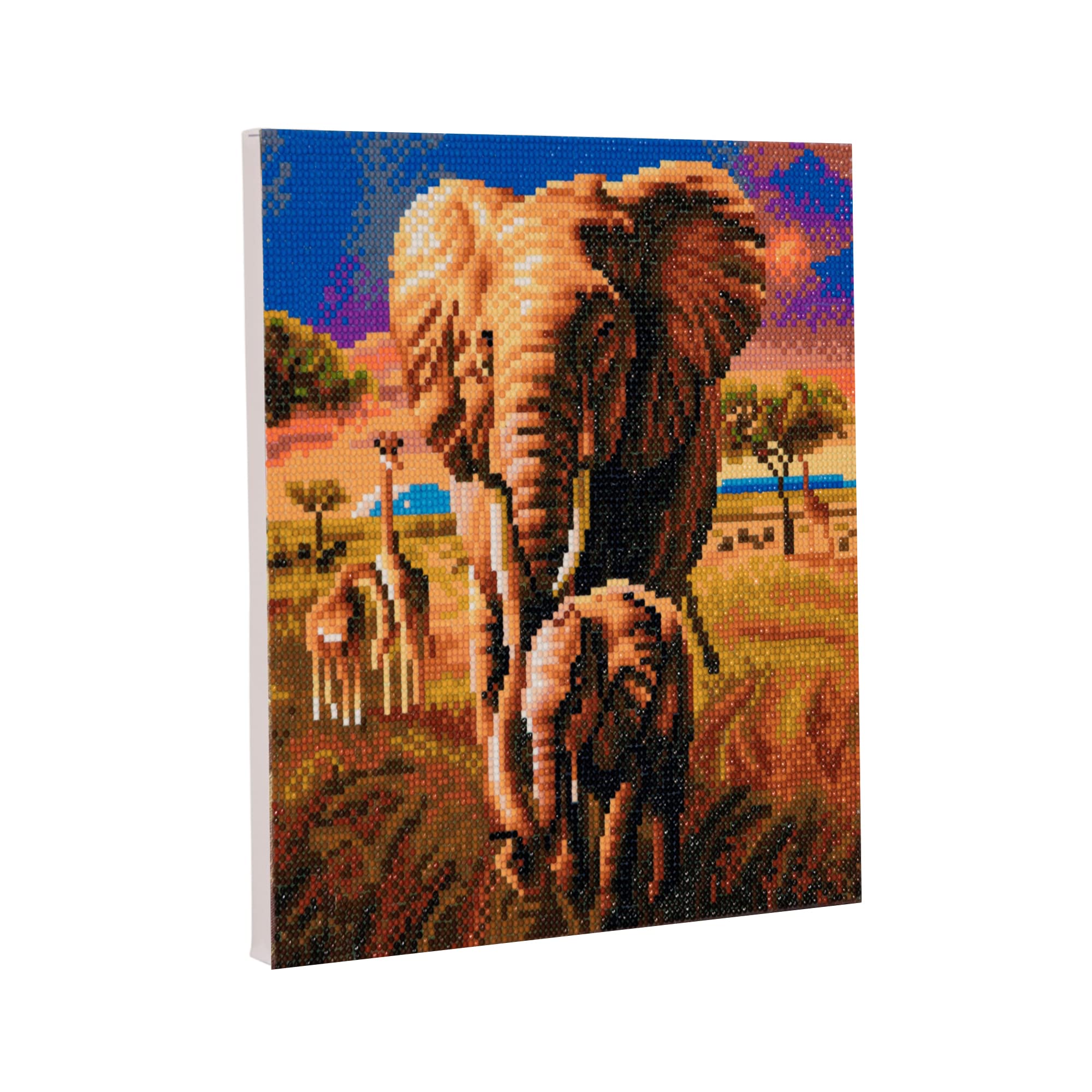 Craft Buddy Brand Name Crystal Art Elefante della Savana