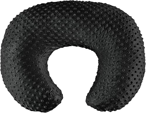 Miniatura 12 de Almohada de lactancia para biberón y lactancia materna, elementos esenciales de lactancia de comodidad ergonómica para mamá y bebé, almohada de