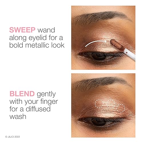 Miniatura 6 de Neutrogena Sensitive Skin Sombra de ojos + imprimación, una sombra de ojos metálica 2 en 1 de larga duración para pieles sensibles con provitamina