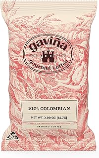 Gaviña Gourmet Coffee 100% Colombian portion packs, Medium Roast, 42 x 2 oz