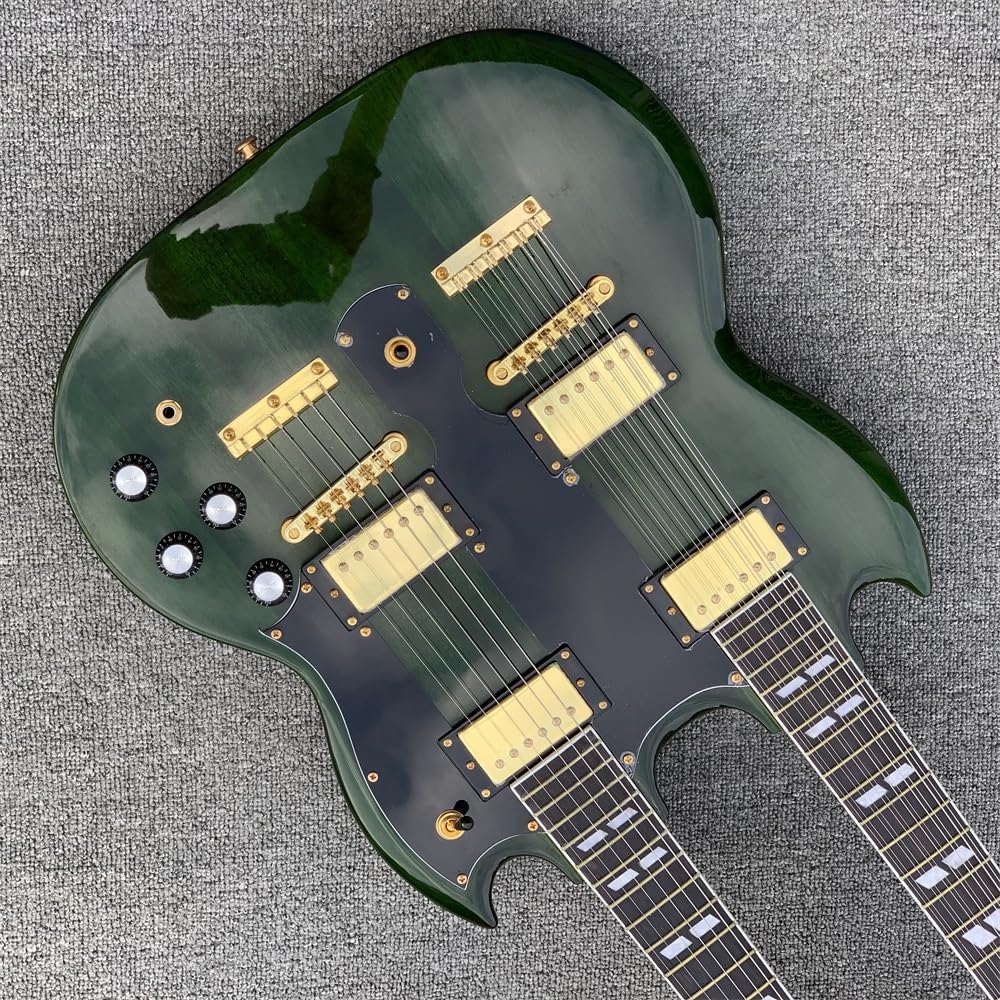 Amazon | カスタム ダブルネック エレキギター 6/12弦 EDS1275