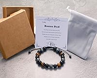 Vista 110 de Sereney Christmas Gifts for Him Son Boys Bonus Dad Father Men Boyfriend Grandson Friend as Triple Protection ID Bracelets Birthday Gifts for 9 10 11