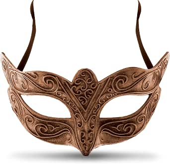 Steampunk Metallic Venetian Masquerade Phantom Mask