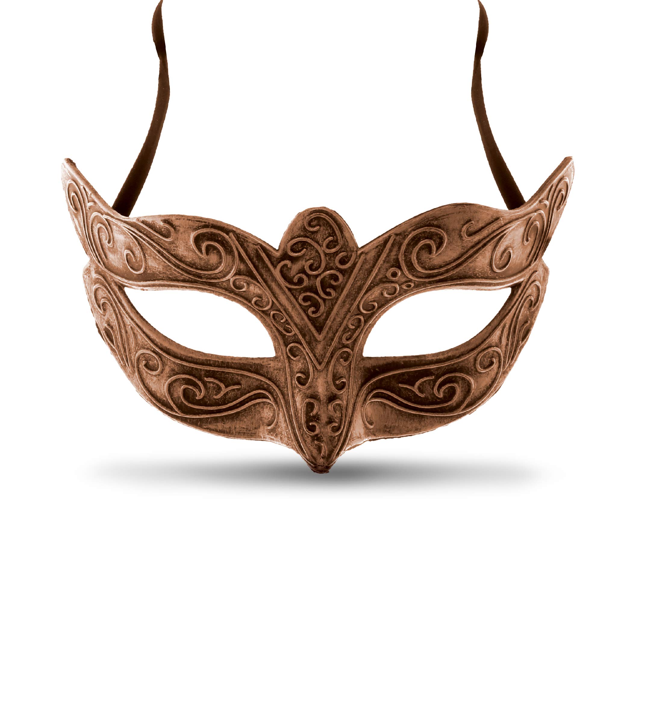 Steampunk Metallic Venetian Masquerade Phantom Mask