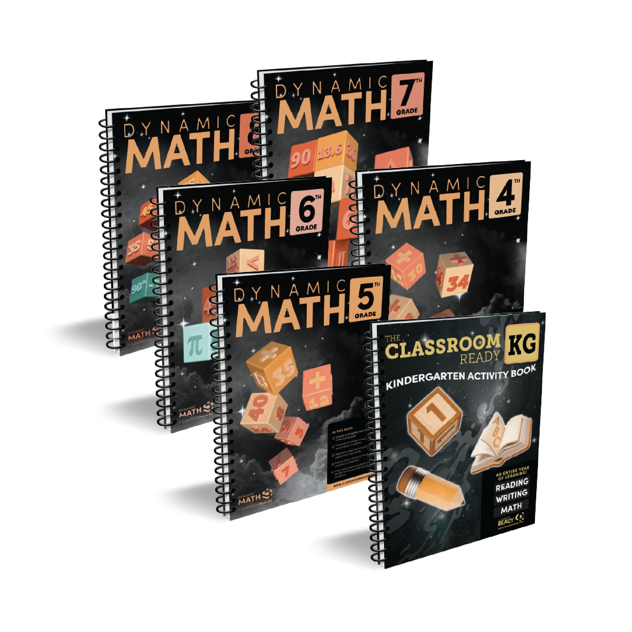 The Dynamic Math Workbook & Study Guide Covers the Complete Grade 5 Math Curriculum! Written by teachers, and featuring 100’s of examples and practice questions!