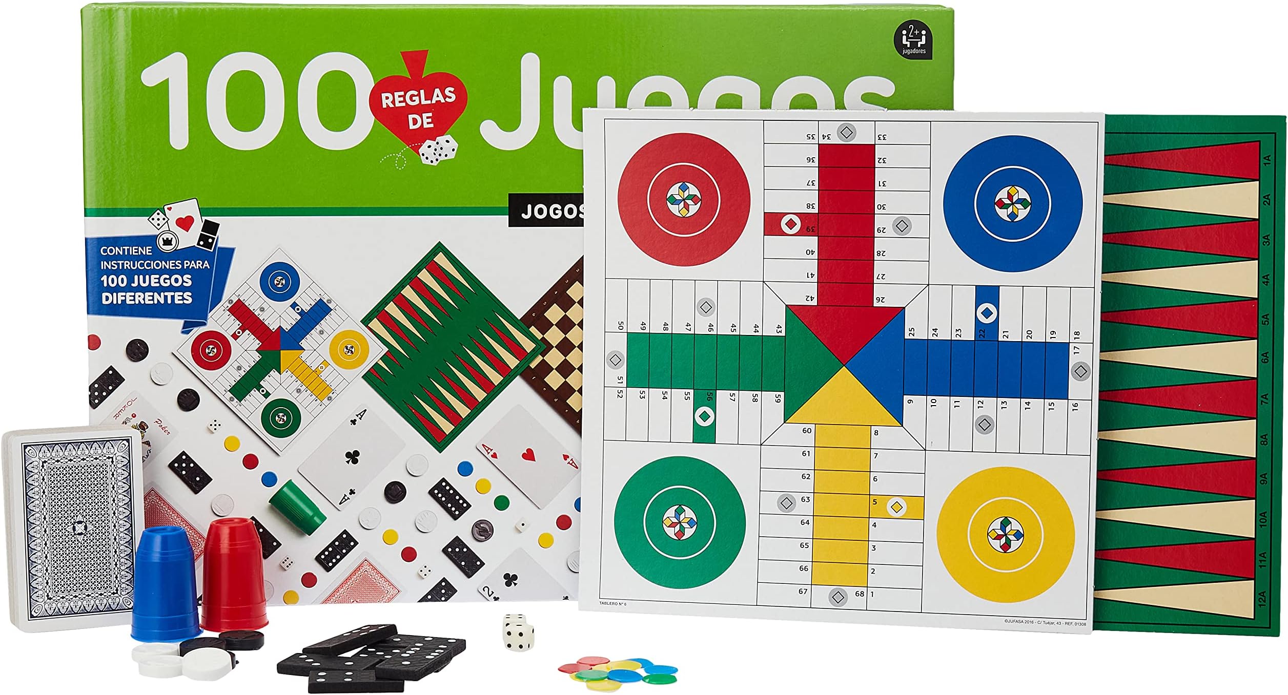 FALOMIR 100 Games, Multicolour (32-1308), Assorted Colour/Model (English language not guaranteed)