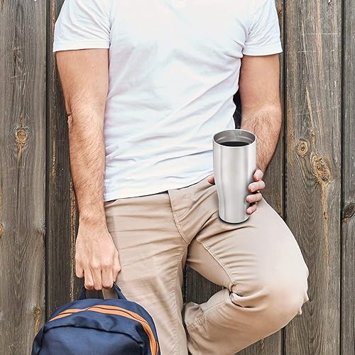 Miniatura 46 de Tazas de viaje personalizadas de acero inoxidable de 27 onzas, juego de 10, paquete personalizado a granel, perfectas para café, refrescos, otras
