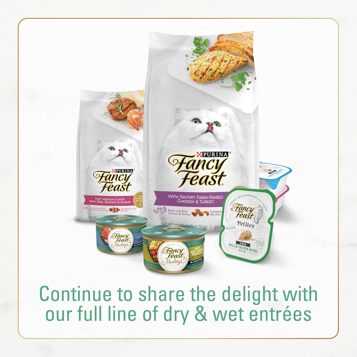Fancy Feast Purina Dry Cat Food with Ocean Fish and Salmon - 16 oz. Bag (Pack of 3)