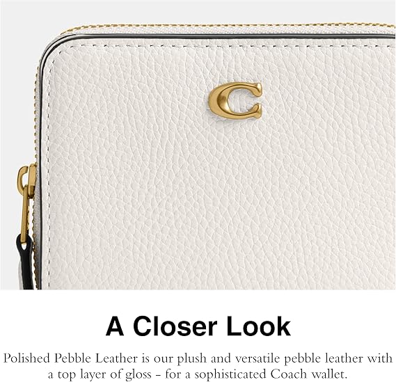 Coach Women's Billfold Wallet Small Zip Around