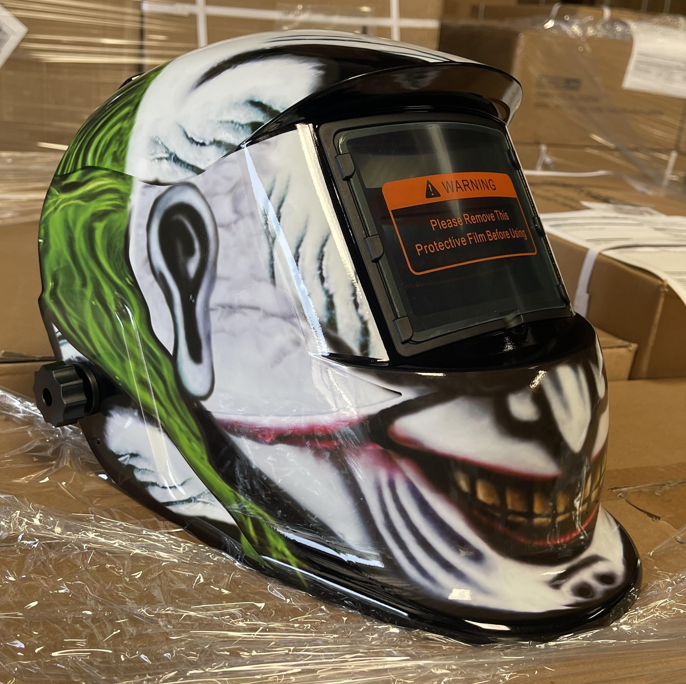 FSK Auto Darkening Solar Powered Welders Welding Helmet Mask with Grinding Function